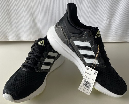 Adidas EQ21 Run Scarpe da Corsa Uomo GZ4061 Nero Bianco Taglia 12