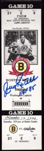 JEAN RATELLE AUTOGRAPHED BOSTON BRUINS 1995 GARDEN FINAL SEASON  UNUSED TICKET - Imagen 1 de 2