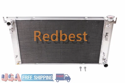 Radiador de aluminio de 3 filas para 94-01 Dodge Ram 1500 2500 3500 PICKUP 3.9 5.2 5.9 V8 Foto 1 de 4