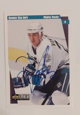 1997-98 UD CC #4 In Person Auto Darren Van Impe Mighty Ducks of Anaheim