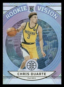 2021-22 Panini Illusions Chris Duarte #11 Rookie Vision RC Indiana Pacers - Picture 1 of 2