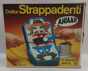 DEL PONTE DOTTOR STRAPPADENTI DENTISTA MATTO ELETTRONICO VINTAGE '80 NEW IN BOX - Picture 1 of 11