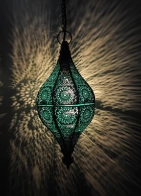 Lámparas colgantes turcas únicas hechas a mano luces de techo marroquíes linterna para el hogar regalos Foto 1 de 4