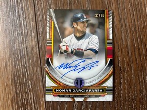 Nomar Garciaparra 2023 Topps Tribute Autographs On Card Auto Gold #'d 32/75