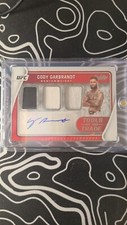 Cody Garbrandt Autograph Mem 27/99 UFC Chronicles 2022 Tools Of The Trade