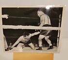 Photo de boxe vintage O 2 tonnes Tony Galento Ko Nathen Mann 1938