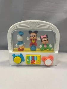 Vintage Disney Baby Mickey Minnie Donald Mattel Crib Activity Music Toy - Picture 1 of 6