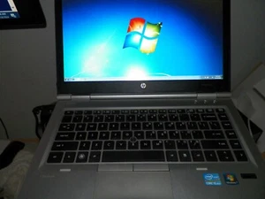 HP EliteBook 8460p 14" FHD Laptop Intel Core i5-2520M 8GB 128GB Win7 DVD - Picture 1 of 3