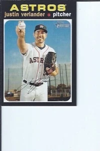 Justin Verlander 2020 Topps Heritage Short Prints - Picture 1 of 1