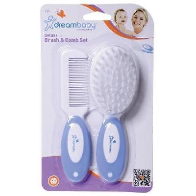 Dreambaby Deluxe Baby Brush And Comb Hair Care Set, Blue • 7.53$