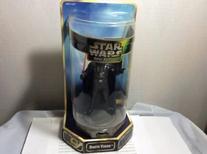 STAR WARS EPIC FORCE DARTH VADER KENNER NEW SEALED PLASTIC CASING ROTATE 360 - Picture 1 of 5