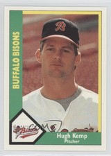 1990 CMC AAA Buffalo Bisons Green Backs Hugh Kemp #5