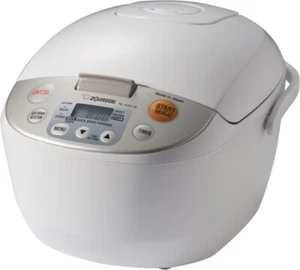 ZOJIRUSHI NL-AAC18/120V Micom Rice Cooker and Warmer 10 Cups beige/Made in Japan - Picture 1 of 13