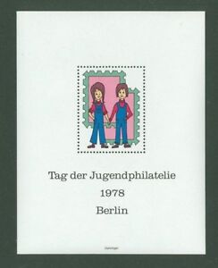 Block G77 Special sheet 1978 Germany Berlin Youth Philately
