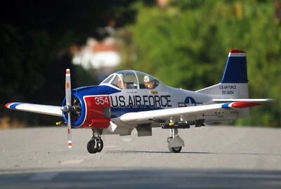 VQ Models .120 Size T-28 Trojan 'US Airforce' 69.7in Wingspan ARF (Kit Only) - Image 1 of 4