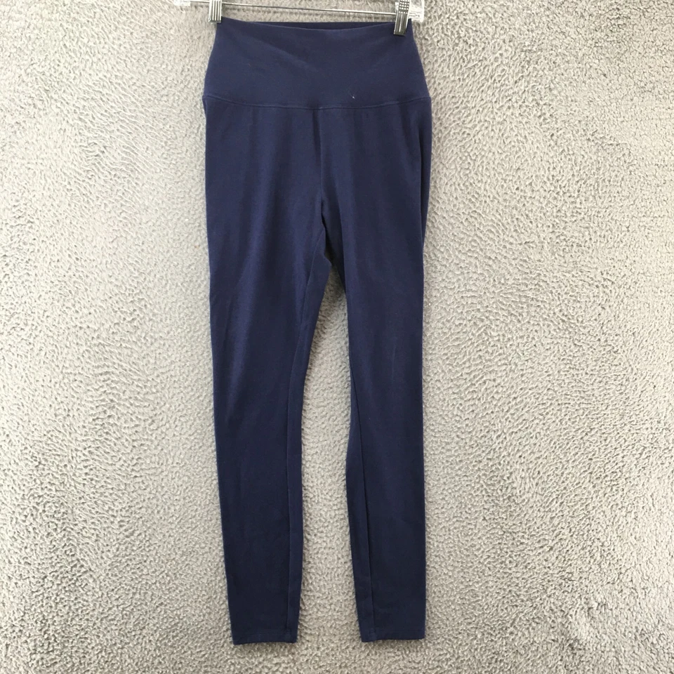 Leggings Simply Vera Vera Wang para mujer pequeños azules mezcla de algodón cintura elástica Foto 1 de 4