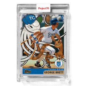 2021 TOPPS PROJECT70 #523 George Brett By Greg "CRAOLA" Simkins