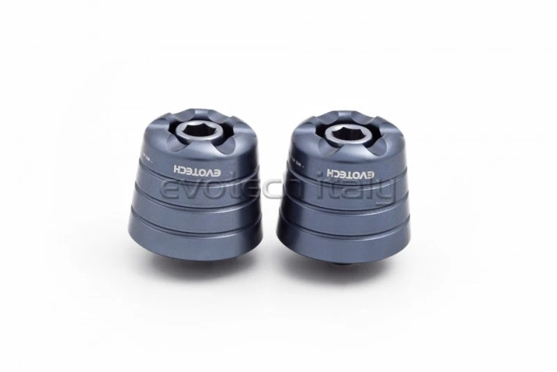 EVOTECH CONTRAPPESI BILANCIERI MANUBRIO KAWASAKI Z 650 RS 2022 TITANIO - Immagine 1 di 1