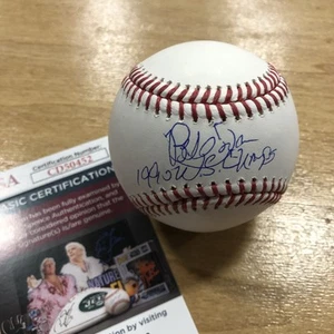 BILL DORAN firmato con scritta 90 WS Champs Baseball Cincinnati Reds JSA D - Foto 1 di 2