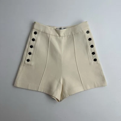 Pantalones Cortos Dior US 4 Lana/Seda Marinero Beige Foto 1 de 4