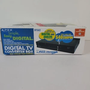 Apex Digital TV Converter Box with Analog Pass-Through DT502 - Tested/Works - Bild 1 von 16