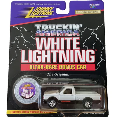 GMC Syclone Truckin' America 1991 Johnny Lightning diecast 1:64 White Lightning Foto 1 de 4