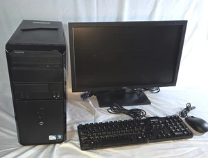 Dell Vostro 230 PC Monitor Keyboard Mouse Intel Dual Core E5700 3Ghz 2GB 220GB - Picture 1 of 24