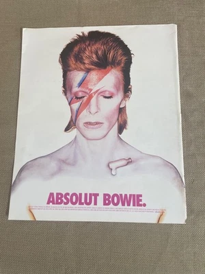 Absolut David Bowie Vodka Magazine Advertisement Ad 1997 - Image 1 of 4