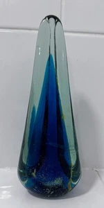 Pisapapeles escultura forma OBELISCO FIRMADO de vidrio Mdina - Imagen 1 de 14