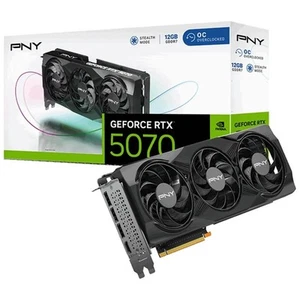 PNY GeForce RTX 5070 Triple Fan OC 12GB GDDR7 Gaming Graphics Video Card - Picture 1 of 7