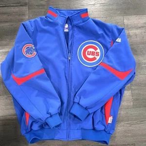 Chicago Cubs Majestic Authentic Einbaum Jacke Erwachsene 2XT Therma Base Fleece blau - Bild 1 von 10