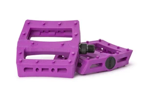 Theory Outside BMX Wheelie Bike Pedals  9/16" Cult Kink Sunday Haro GT SE Purple - Picture 1 of 1