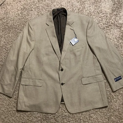 Blazer Stafford Para Hombres 54 Pata de Gallo Calce Clásico Abrigo Deportivo Chaqueta Esencial NUEVO Foto 1 de 4