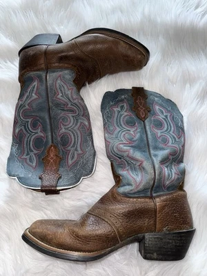 Botas de Vaquera Justin Stampede Punchy Puntera Cuadrada L7305 Talla 7.5 Foto 1 de 4