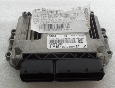 Centralina Motore Fiat Bravo II 2 Tipo 198 1.6d 88kW 2011- Centralina 0281016198 - Immagine 1 di 4