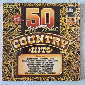 Various, 50 All Time Country Hits - 2 x Vinyl LP Record (50DA 300) - Picture 1 of 5