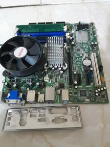 INTEL DESKTOP MOTHERBOARD, DG35EC, CPU, RAM - Photo 1/7