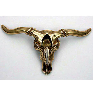 Tauro Calavera Vaquero Western Hebilla de cinturón Falda Longhorn Hebilla de encaje *188. - Imagen 1 de 2