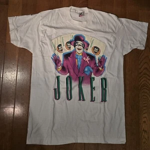 T-shirt vintage 1989 The Joker Batman DC Comics merchandise ufficiale film XL - Foto 1 di 4