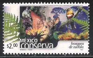 pc027 Mexico Conserva MNH paper 2 Sc#2257 Mc#2965A Et#mc027 Fog forests - Picture 1 of 1