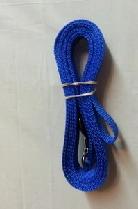 20' Dog Leash Large Handle 2 Ply USA Super Tough 1" Webbing - Picture 1 of 15