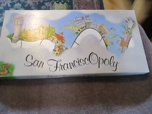 San Franciscoopoly Board Game San Francisco California 1994 Global Game Complete - Picture 1 of 23