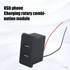 Embedded Dual Port USB Power Charger Adapter USB Mobile Phone Charging ModuY7