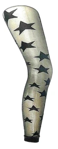 Damen Strumpfhose ohne Fuß Peace Symbol - Sterne - Bild 1 von 5