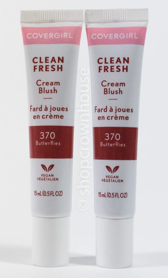COVERGIRL Clean Fresh Cream Blush 370 Butterflies .5 Oz