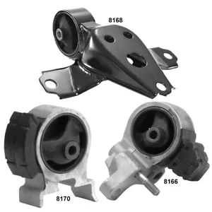 Rear, Right Engine Mounts & Left Trans Mount 3PCS for Toyota Paseo 94-92 1.5L MT - Picture 1 of 4