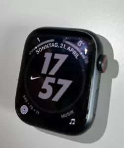 Apple Watch Nike Series 7 LTE 45mm GPS Midnight Aluminium/Black MKL53FD/A