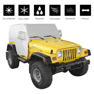 SunShield Cover For Jeep Wrangler TJ97-06 Snow Rain Cover Dustproof UV Protector
