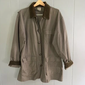 Vintage Northeast Outfitters Chore Coat Lined Barn Jacket M Corduroy Collar - Picture 1 of 7