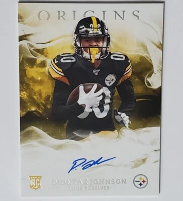 DIONTAE JOHNSON 2019 Panini Origins Rookie Autographs Football Card #RA-DJ AUTO - Image 1 of 4